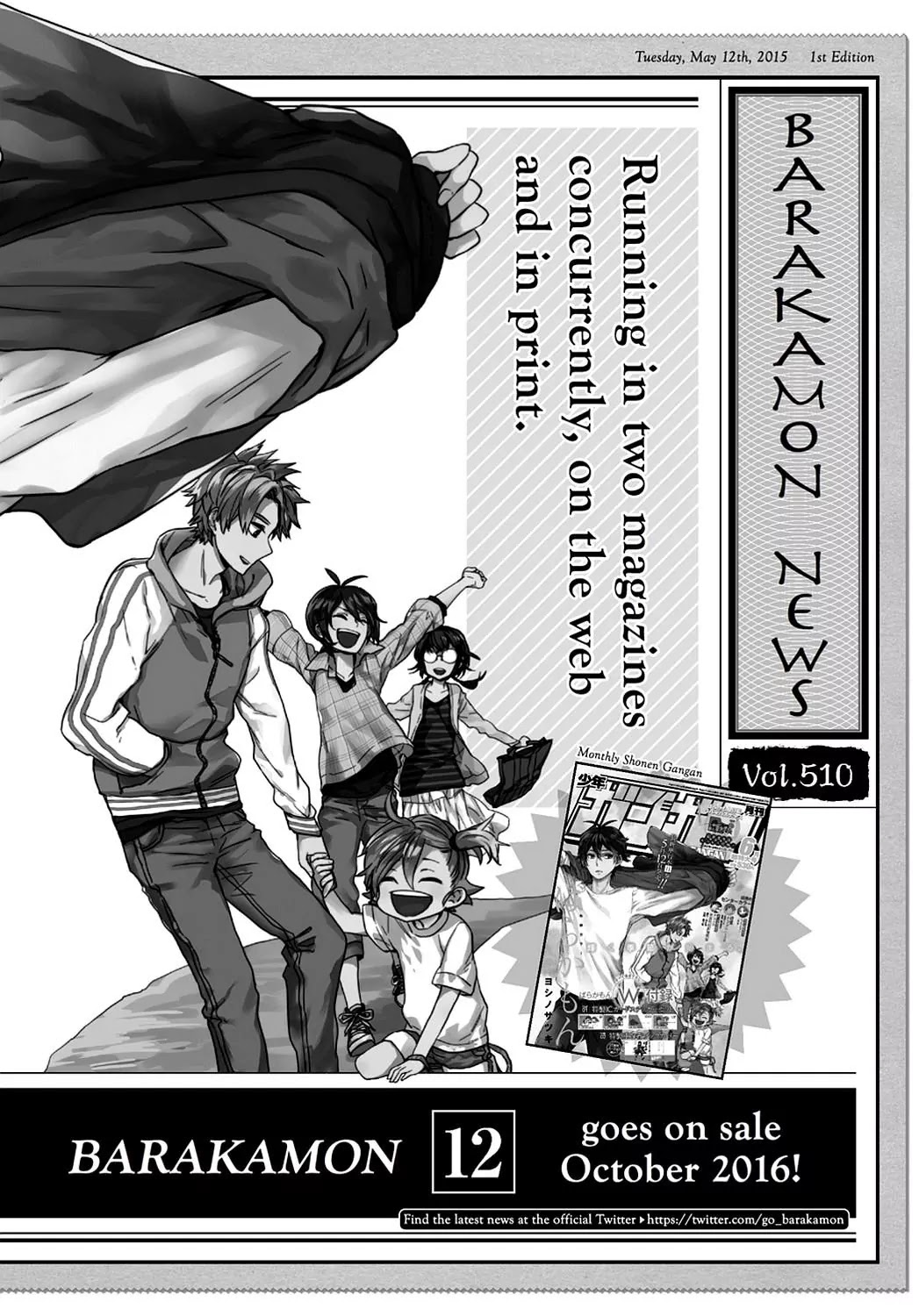 Barakamon Chapter 87 page 36 - Chapter 87: Tako-Toru/Octopus Catching