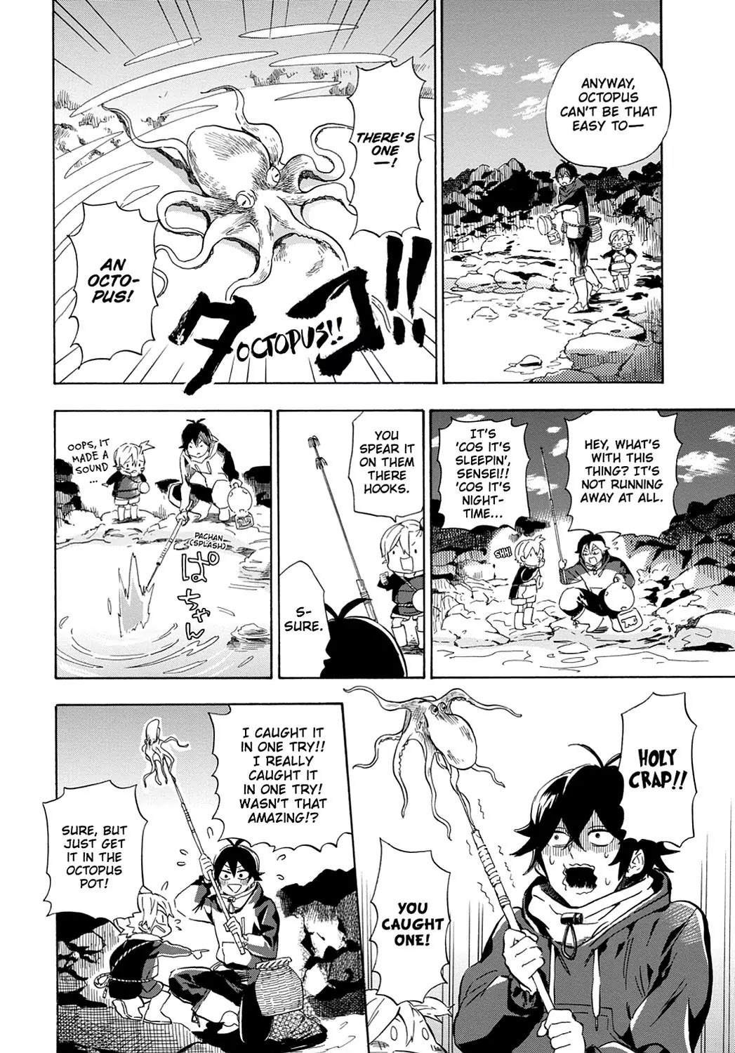 Barakamon Chapter 87 page 8 - Chapter 87: Tako-Toru/Octopus Catching