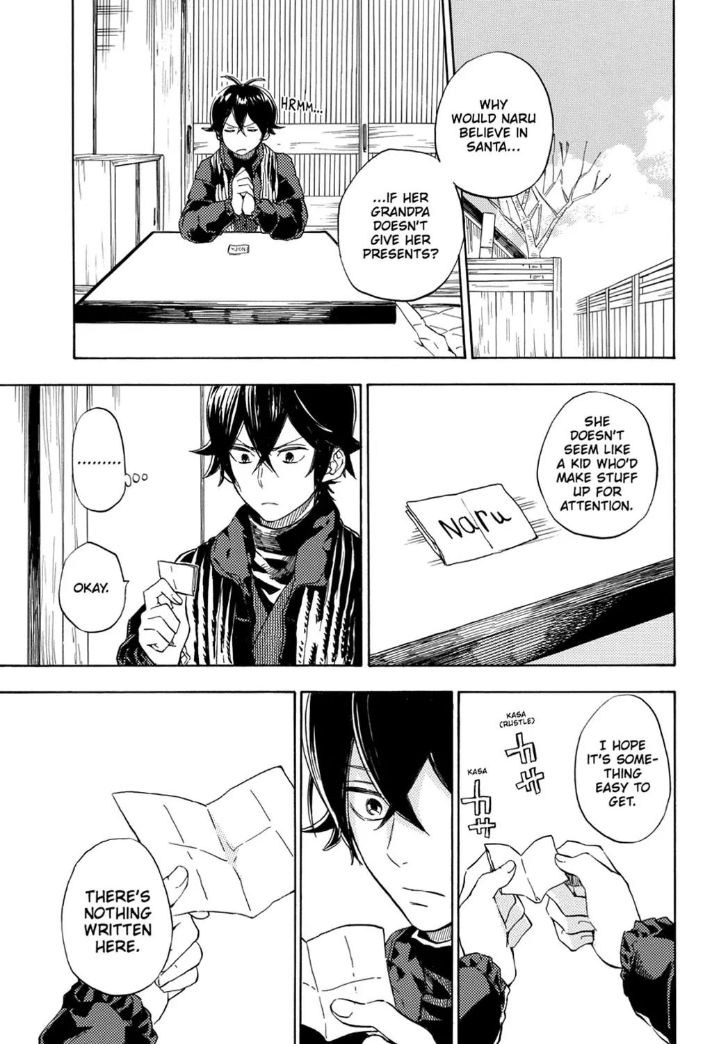 Barakamon Chapter 90 page 11 - Chapter 90: 12-24/Christmas Eve