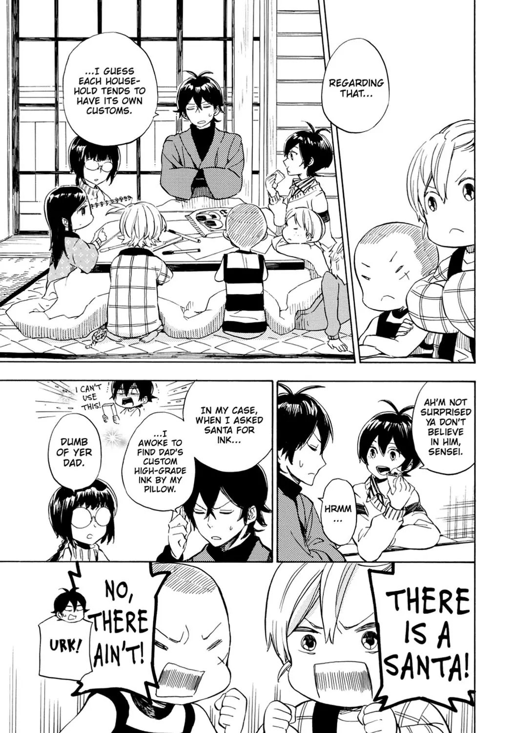 Barakamon Chapter 90 page 5 - Chapter 90: 12-24/Christmas Eve