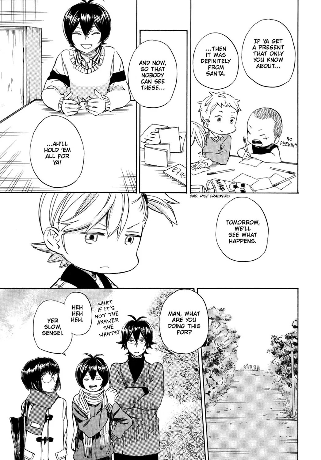 Barakamon Chapter 90 page 7 - Chapter 90: 12-24/Christmas Eve