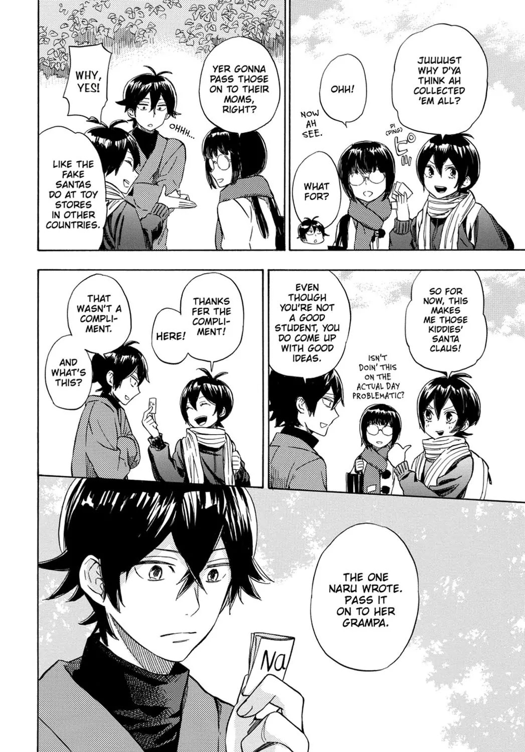 Barakamon Chapter 90 page 8 - Chapter 90: 12-24/Christmas Eve
