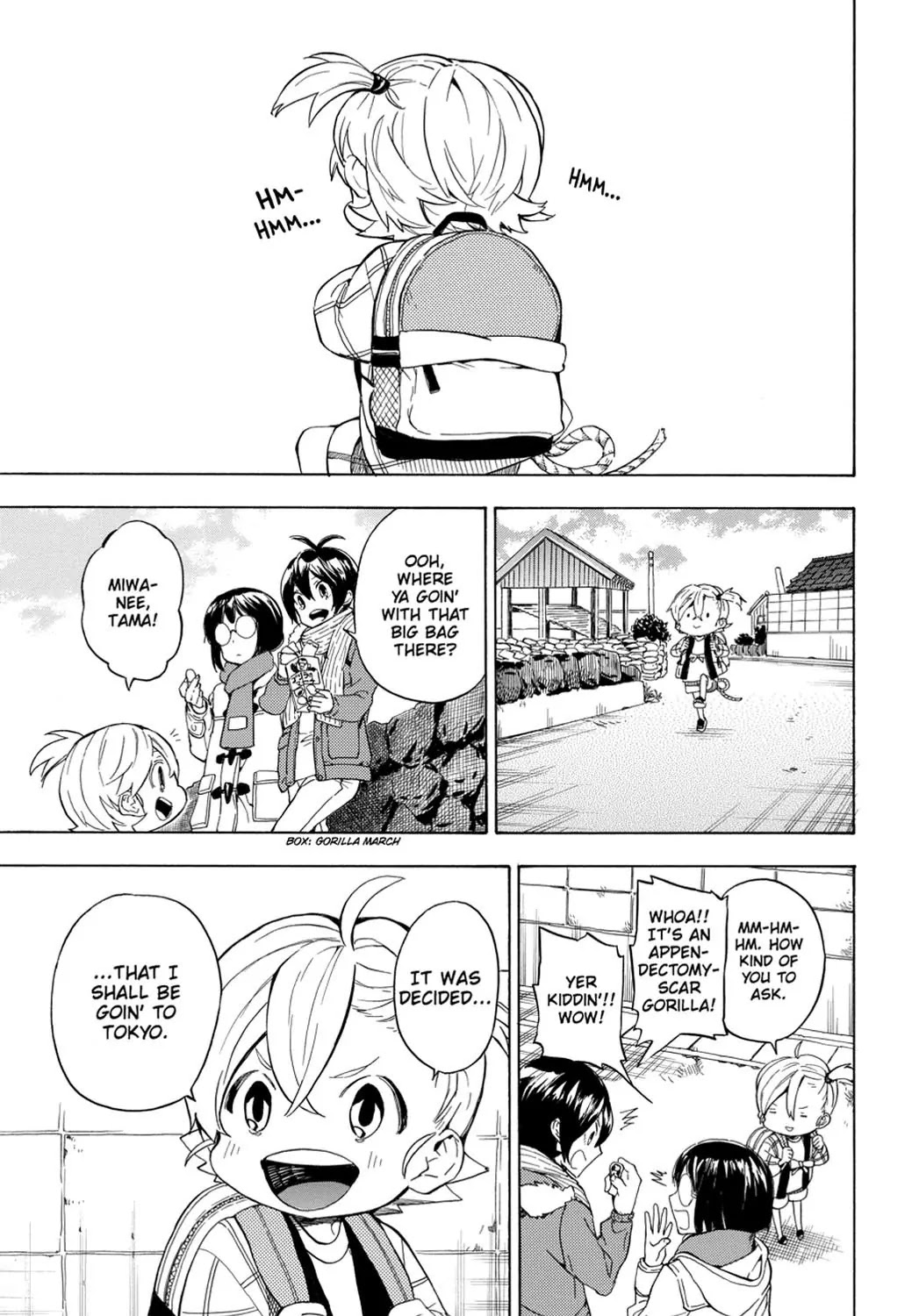 Barakamon Chapter 93 page 1 - Chapter 93: Toshi No Ban/New Year's Eve