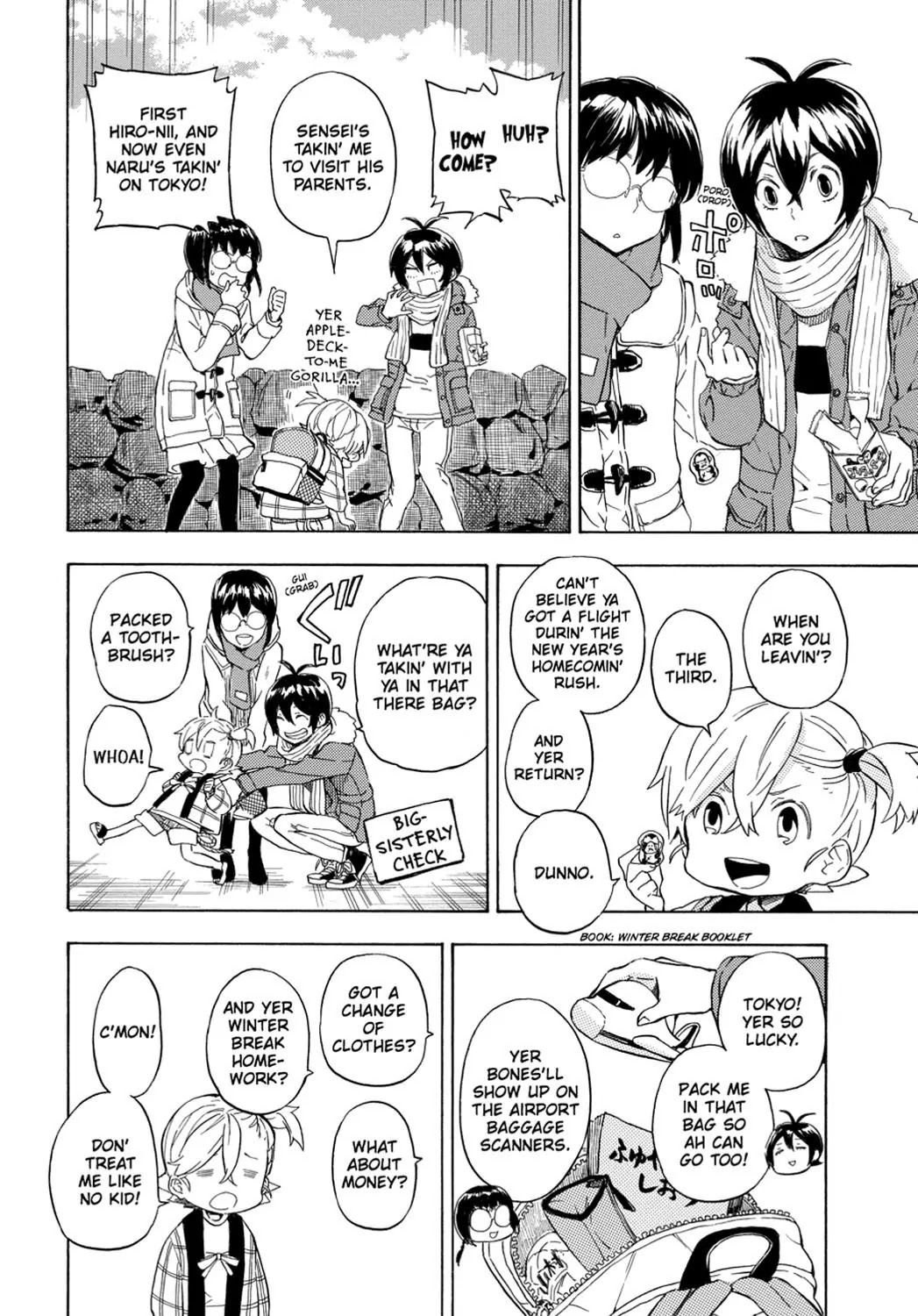 Barakamon Chapter 93 page 2 - Chapter 93: Toshi No Ban/New Year's Eve