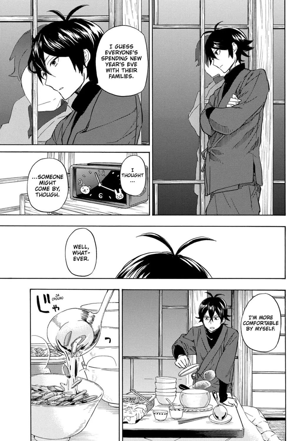 Barakamon Chapter 93 page 25 - Chapter 93: Toshi No Ban/New Year's Eve