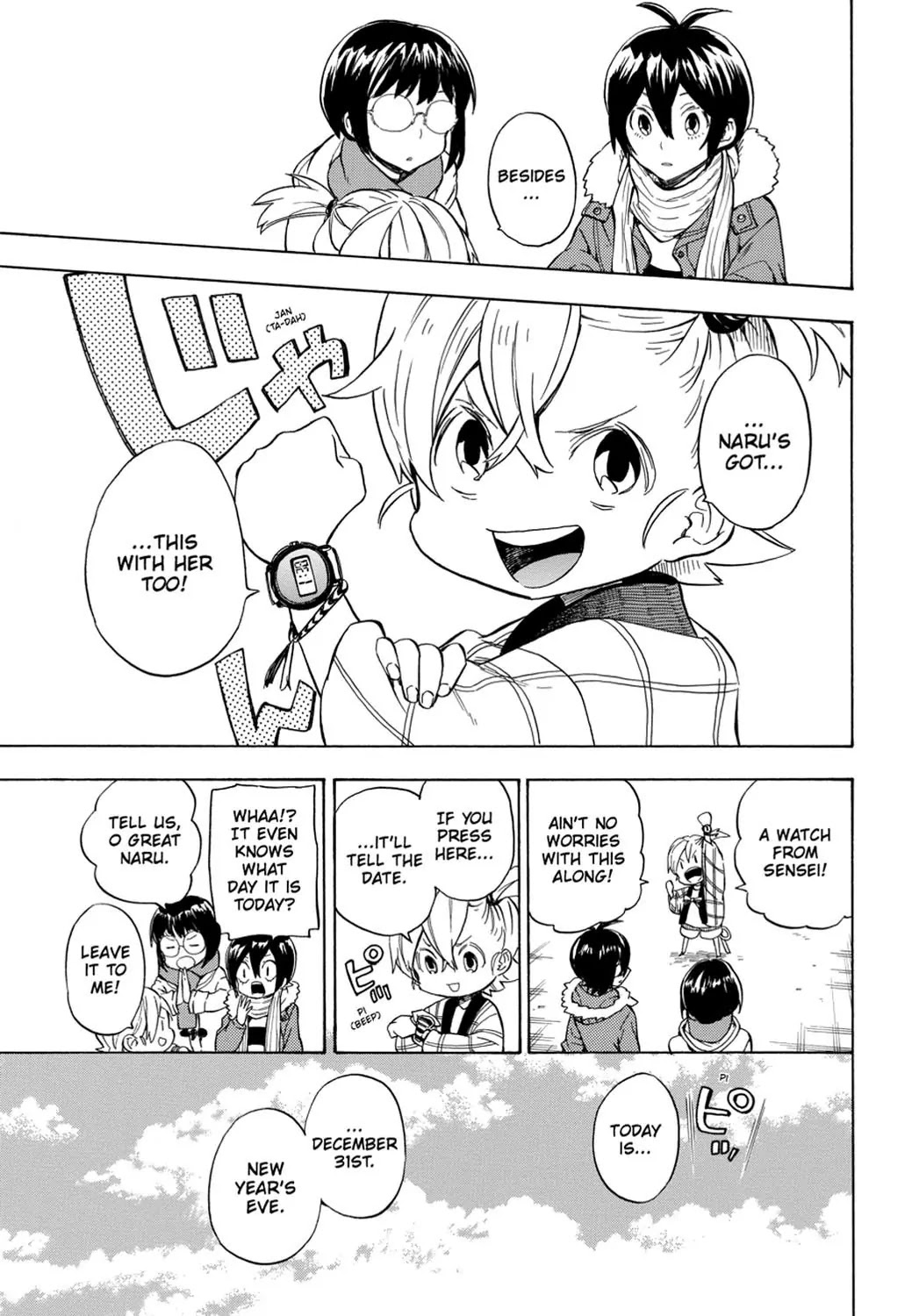 Barakamon Chapter 93 page 3 - Chapter 93: Toshi No Ban/New Year's Eve