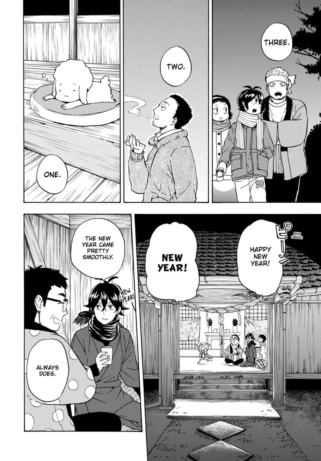 Barakamon Chapter 93 page 30 - Chapter 93: Toshi No Ban/New Year's Eve