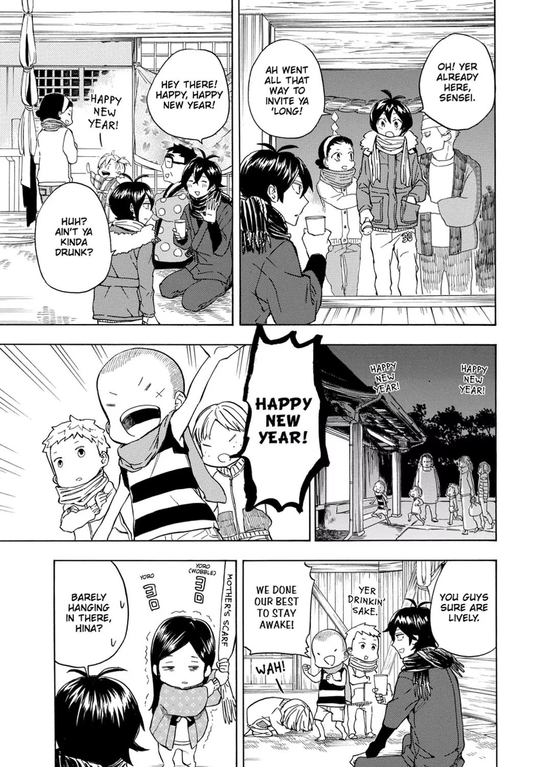 Barakamon Chapter 93 page 31 - Chapter 93: Toshi No Ban/New Year's Eve