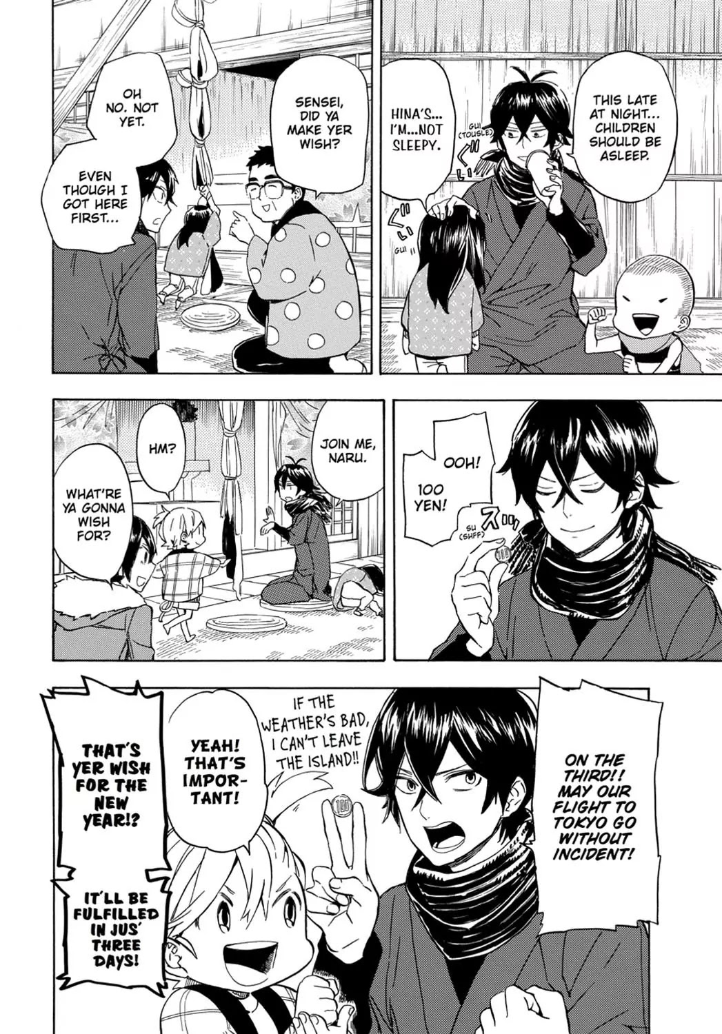 Barakamon Chapter 93 page 32 - Chapter 93: Toshi No Ban/New Year's Eve