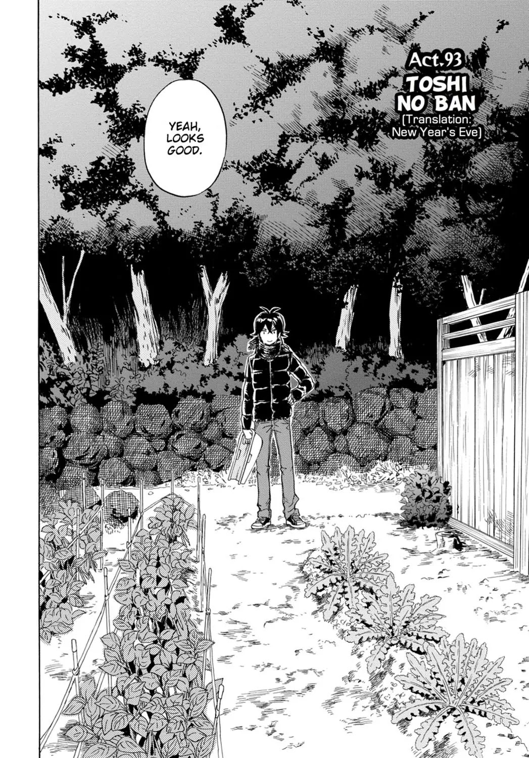 Barakamon Chapter 93 page 4 - Chapter 93: Toshi No Ban/New Year's Eve