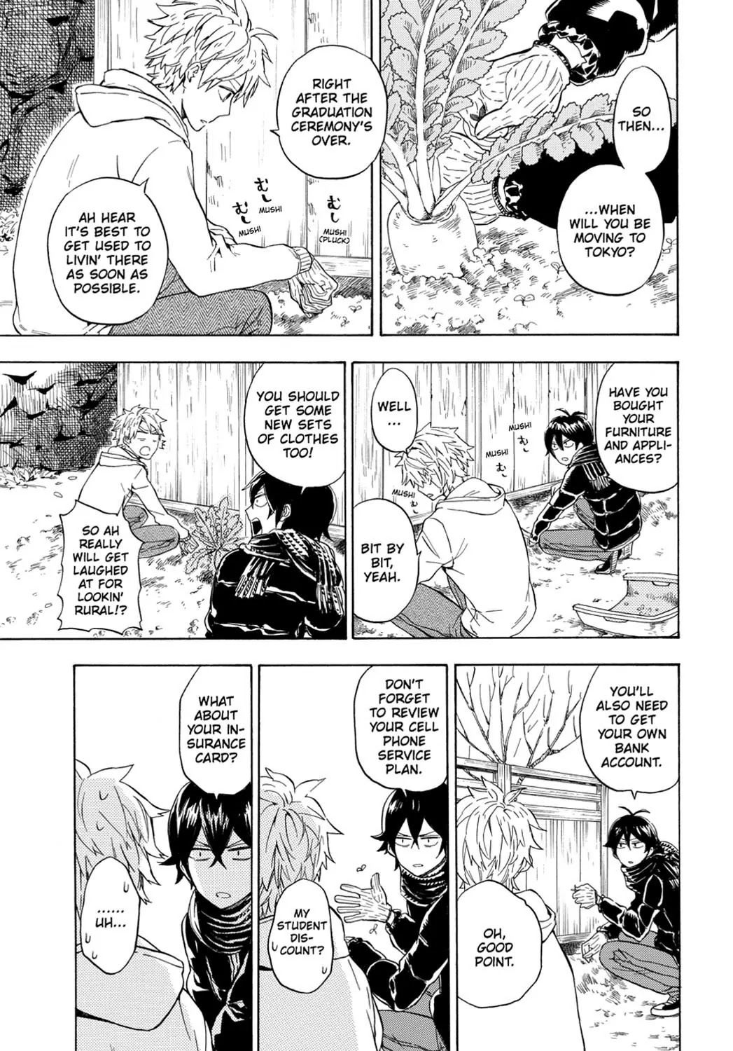 Barakamon Chapter 93 page 7 - Chapter 93: Toshi No Ban/New Year's Eve