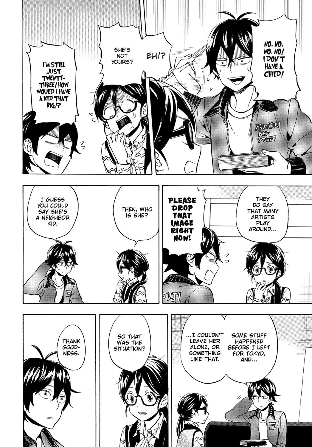 Barakamon Chapter 95 page 20 - Chapter 95: Kase/Helping Out
