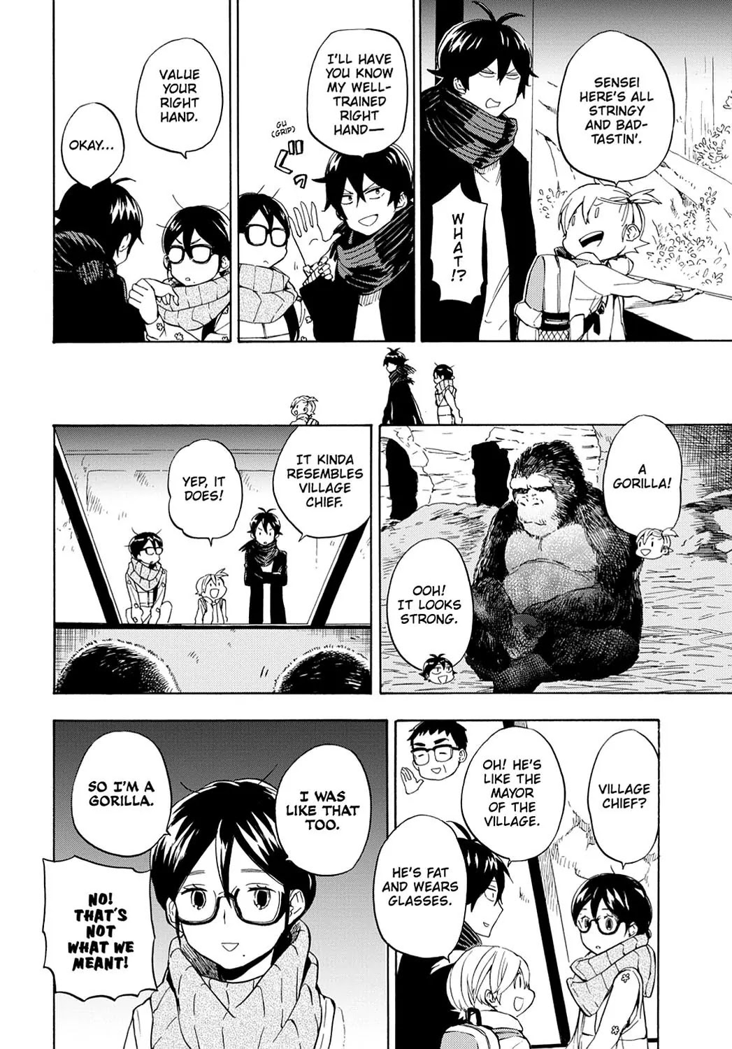 Barakamon Chapter 96 page 10 - Chapter 96: Doubutsun Ottoko/The Zoo