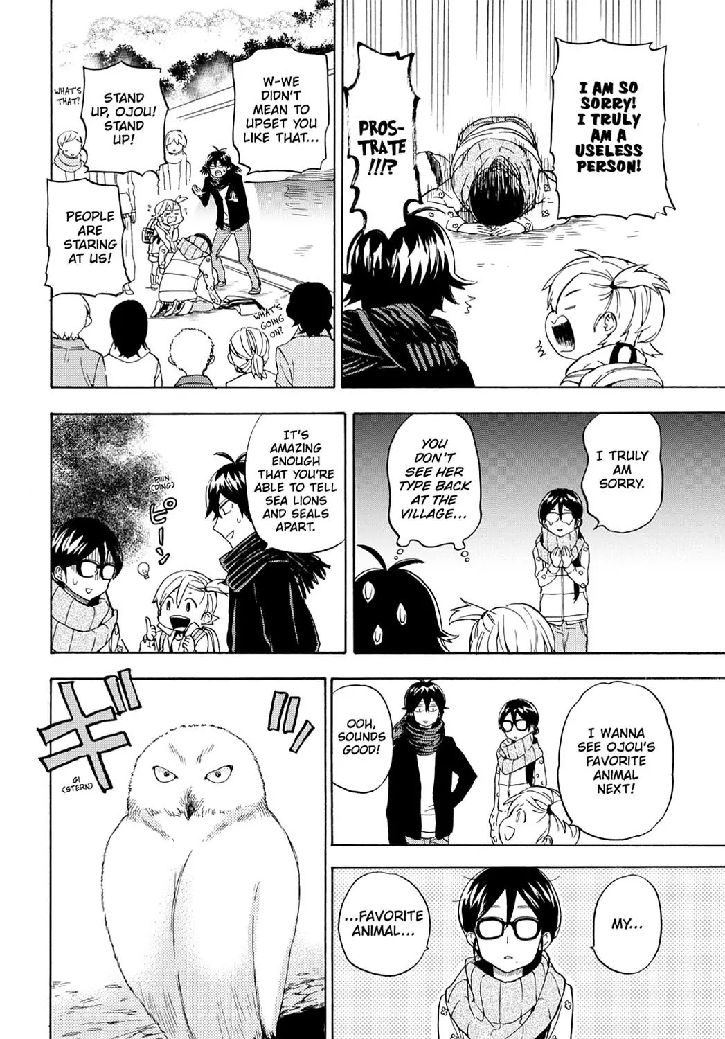 Barakamon Chapter 96 page 12 - Chapter 96: Doubutsun Ottoko/The Zoo