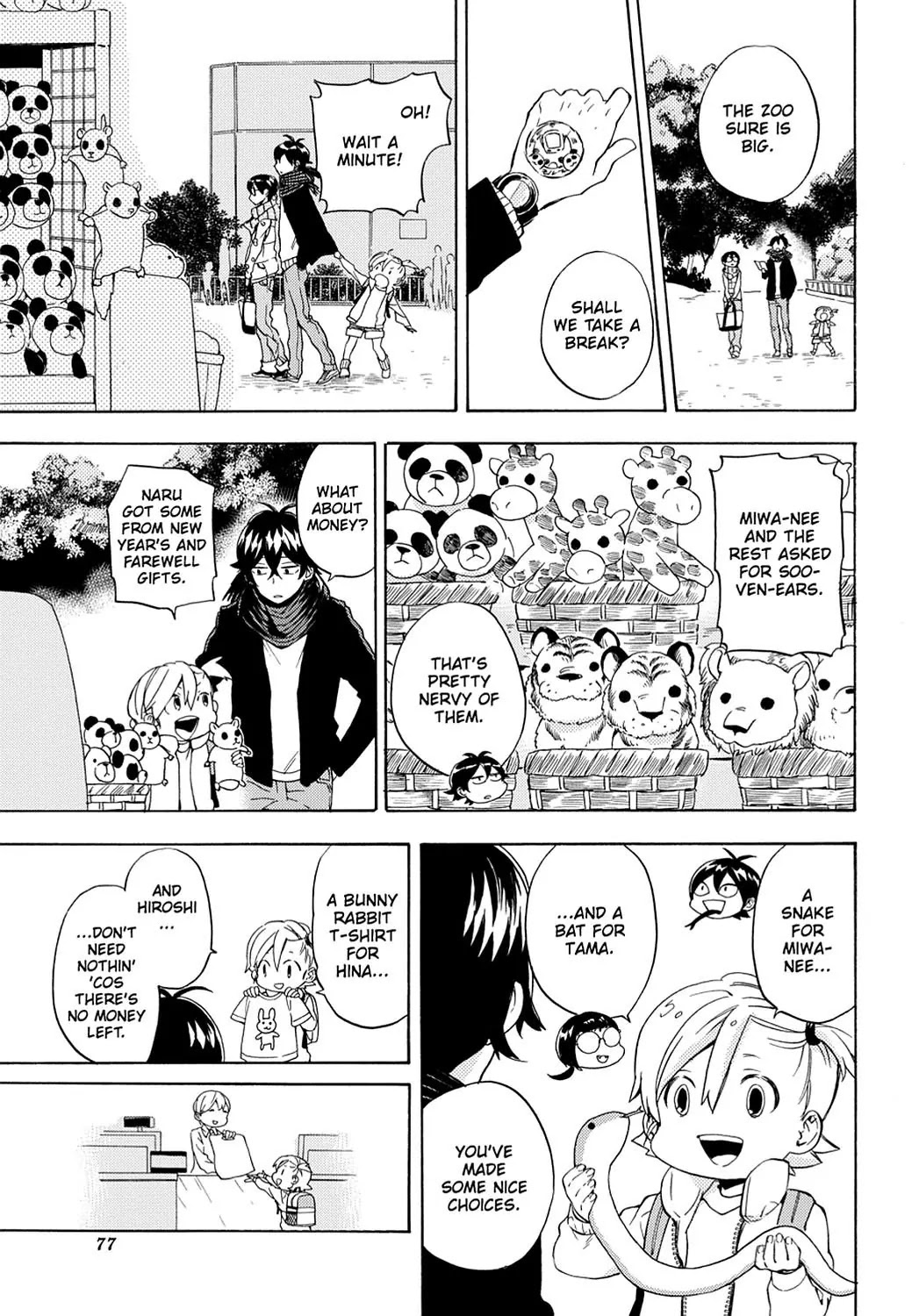 Barakamon Chapter 96 page 15 - Chapter 96: Doubutsun Ottoko/The Zoo