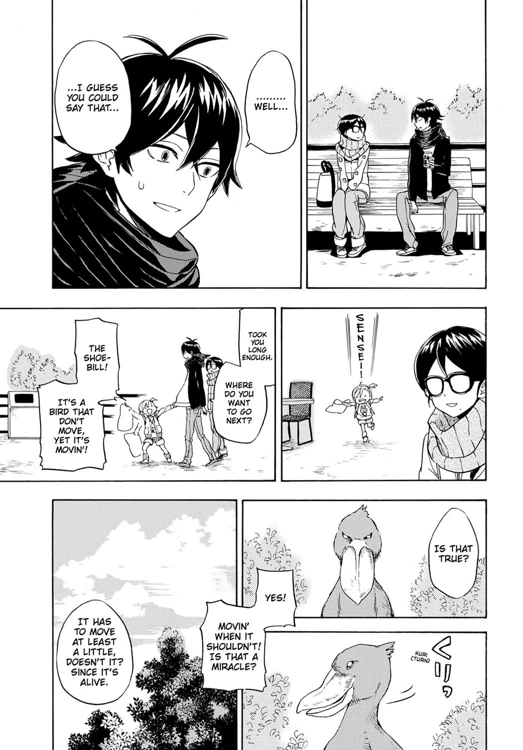 Barakamon Chapter 96 page 19 - Chapter 96: Doubutsun Ottoko/The Zoo
