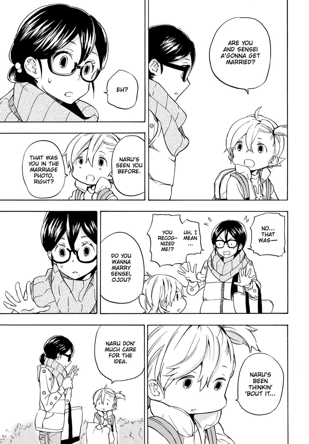 Barakamon Chapter 96 page 23 - Chapter 96: Doubutsun Ottoko/The Zoo