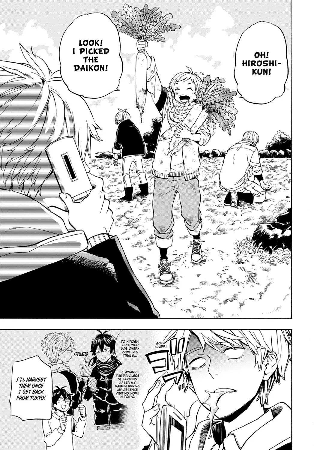 Barakamon Chapter 97 page 15 - Chapter 97: Kousuke Wa Himason Shicho/Kousuke Is Acting Unemployed