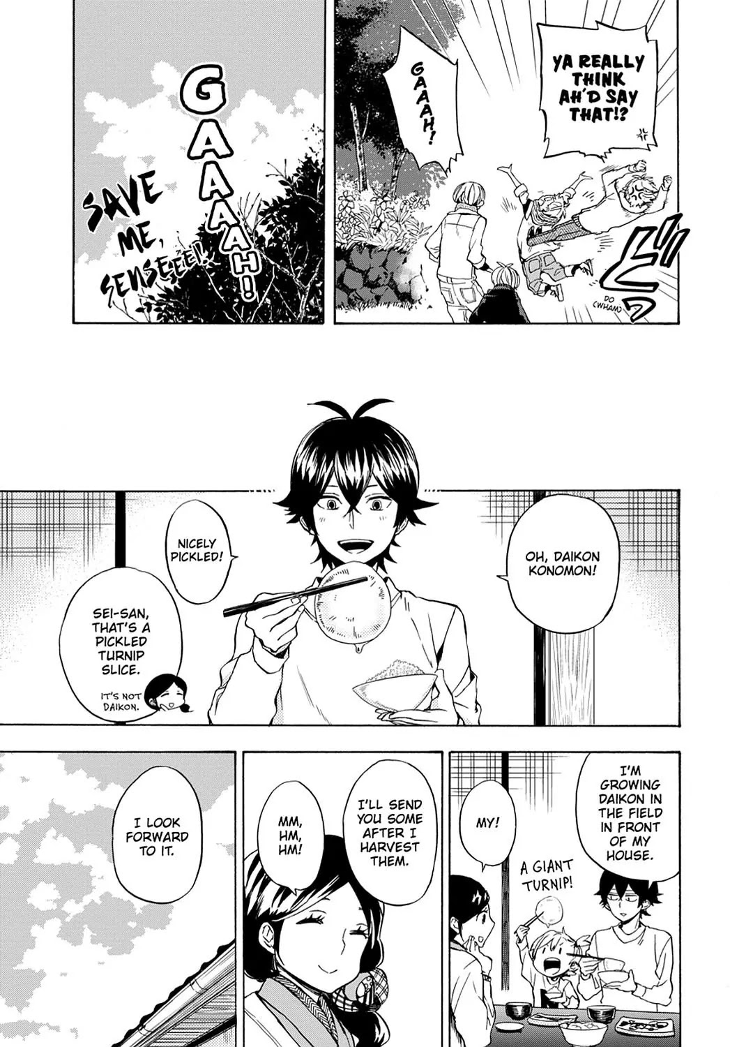 Barakamon Chapter 97 page 21 - Chapter 97: Kousuke Wa Himason Shicho/Kousuke Is Acting Unemployed