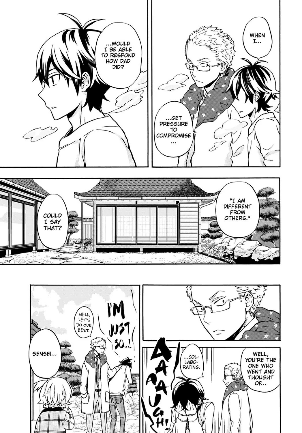 Barakamon Chapter 98 page 33 - Chapter 98: Toton Shigo Ba Mi/Watching My Father At Work