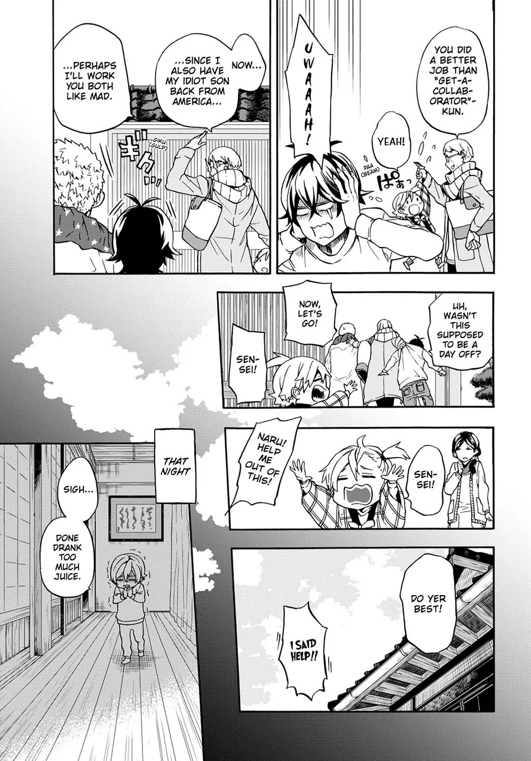 Barakamon Chapter 98 page 35 - Chapter 98: Toton Shigo Ba Mi/Watching My Father At Work