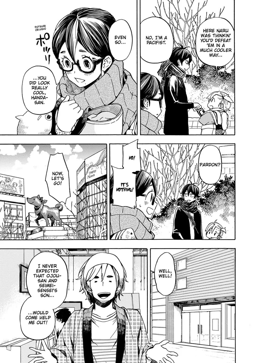 Barakamon Chapter 99 page 11 - Chapter 99: Modo?/Going Home?