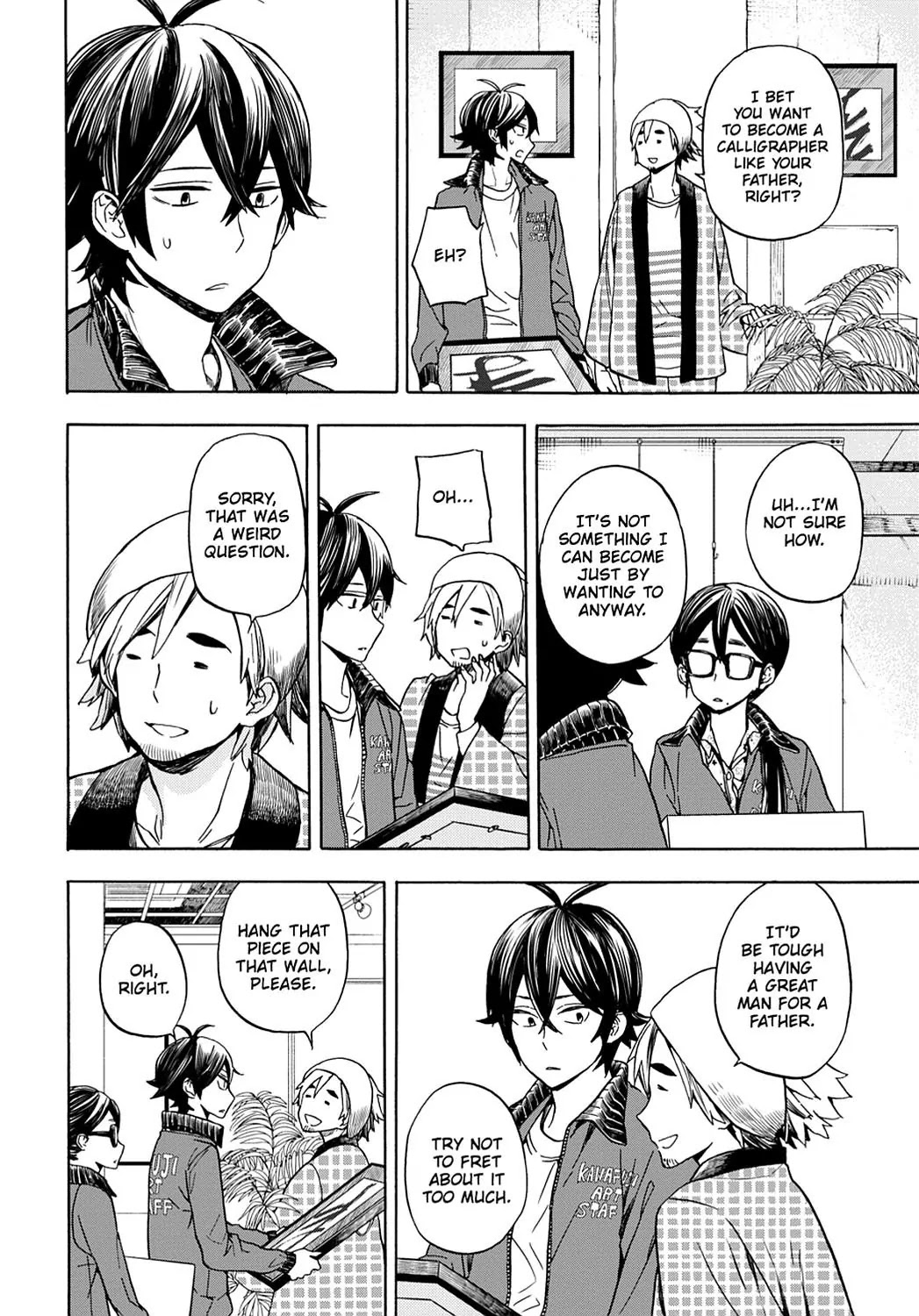 Barakamon Chapter 99 page 14 - Chapter 99: Modo?/Going Home?