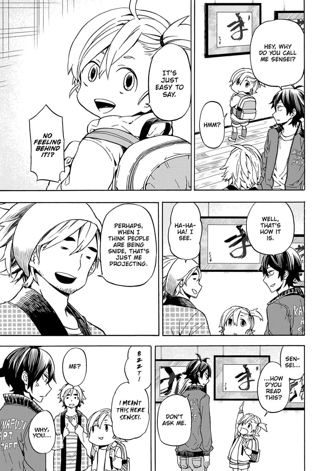 Barakamon Chapter 99 page 19 - Chapter 99: Modo?/Going Home?