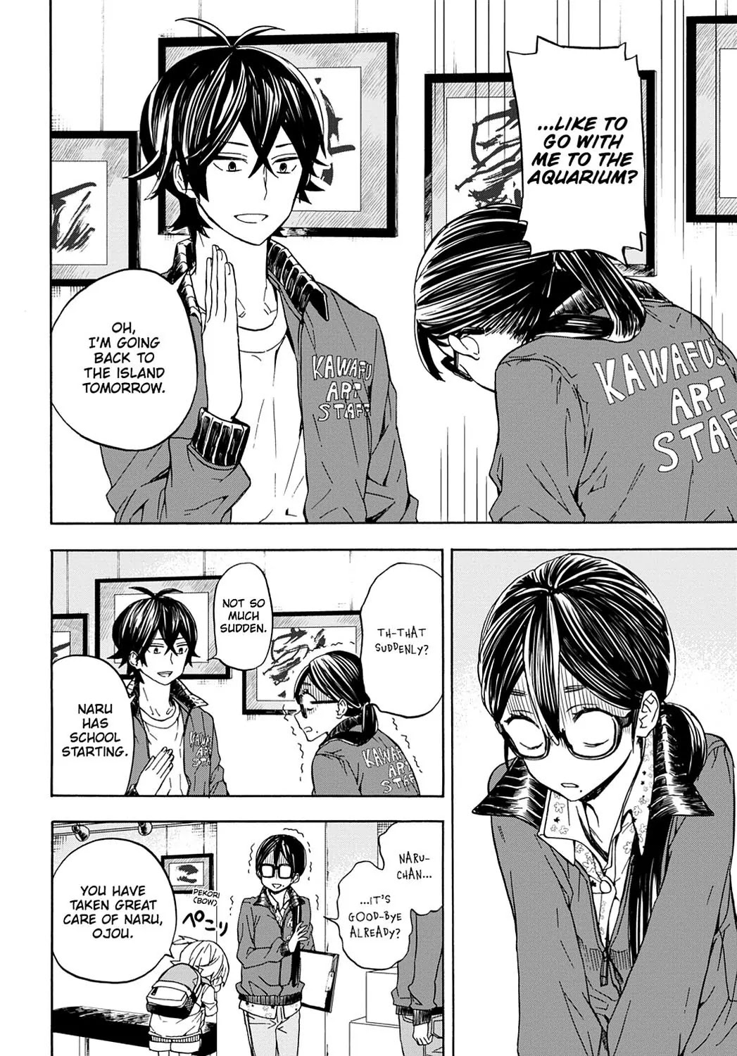 Barakamon Chapter 99 page 22 - Chapter 99: Modo?/Going Home?