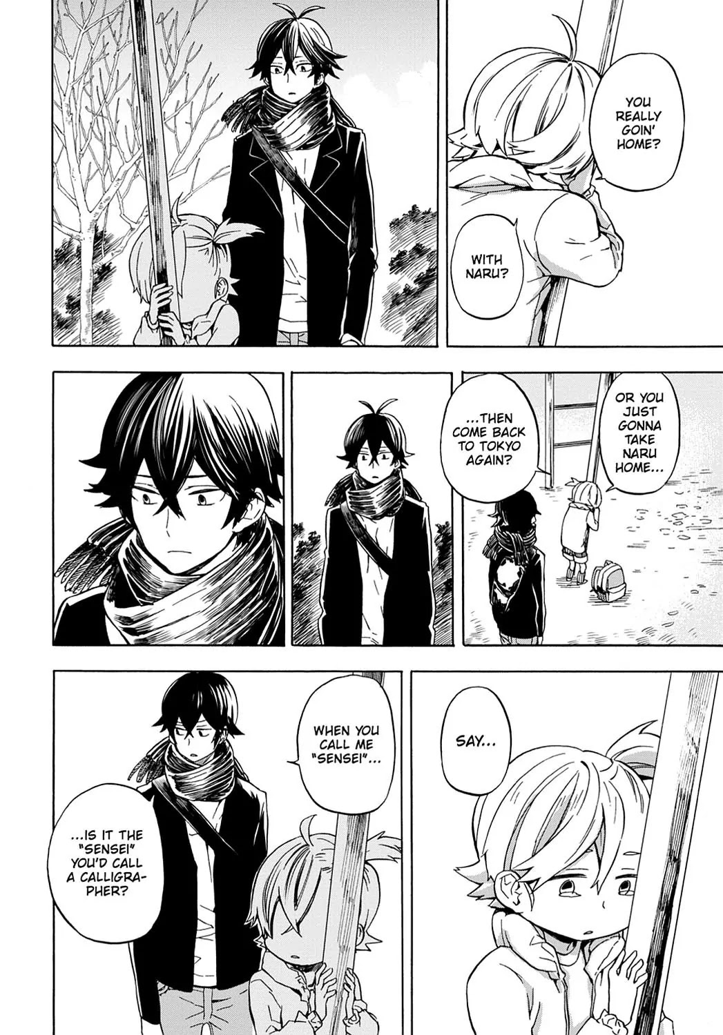 Barakamon Chapter 99 page 28 - Chapter 99: Modo?/Going Home?