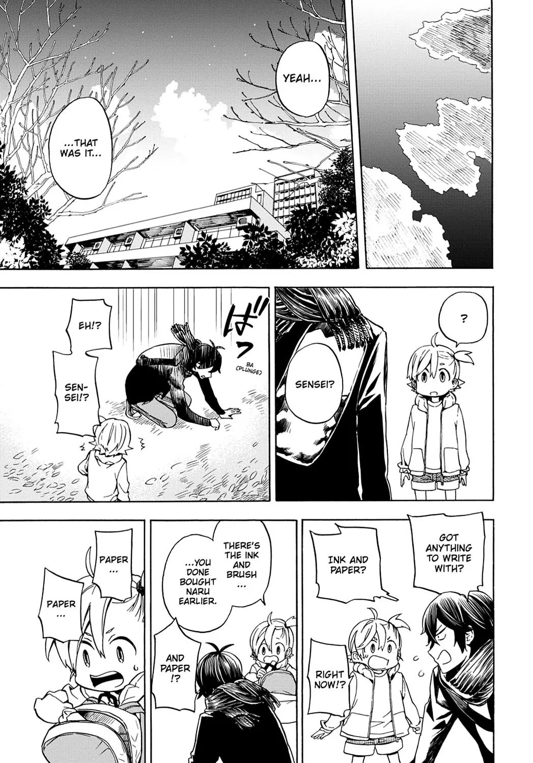 Barakamon Chapter 99 page 31 - Chapter 99: Modo?/Going Home?