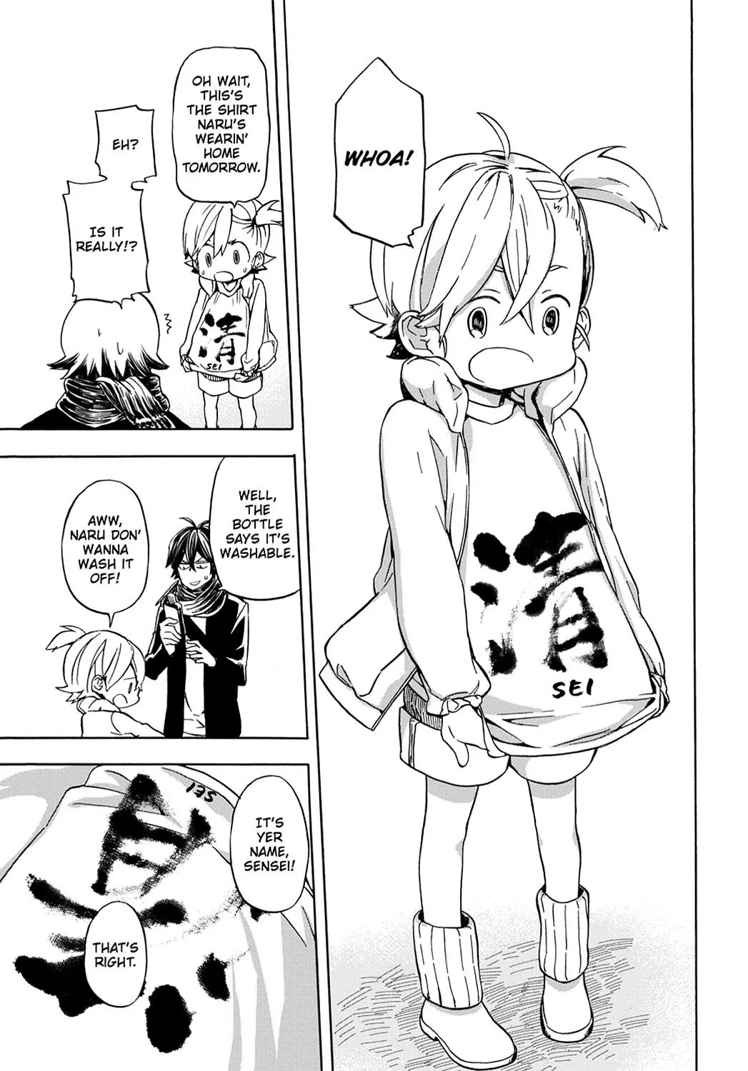 Barakamon Chapter 99 page 33 - Chapter 99: Modo?/Going Home?