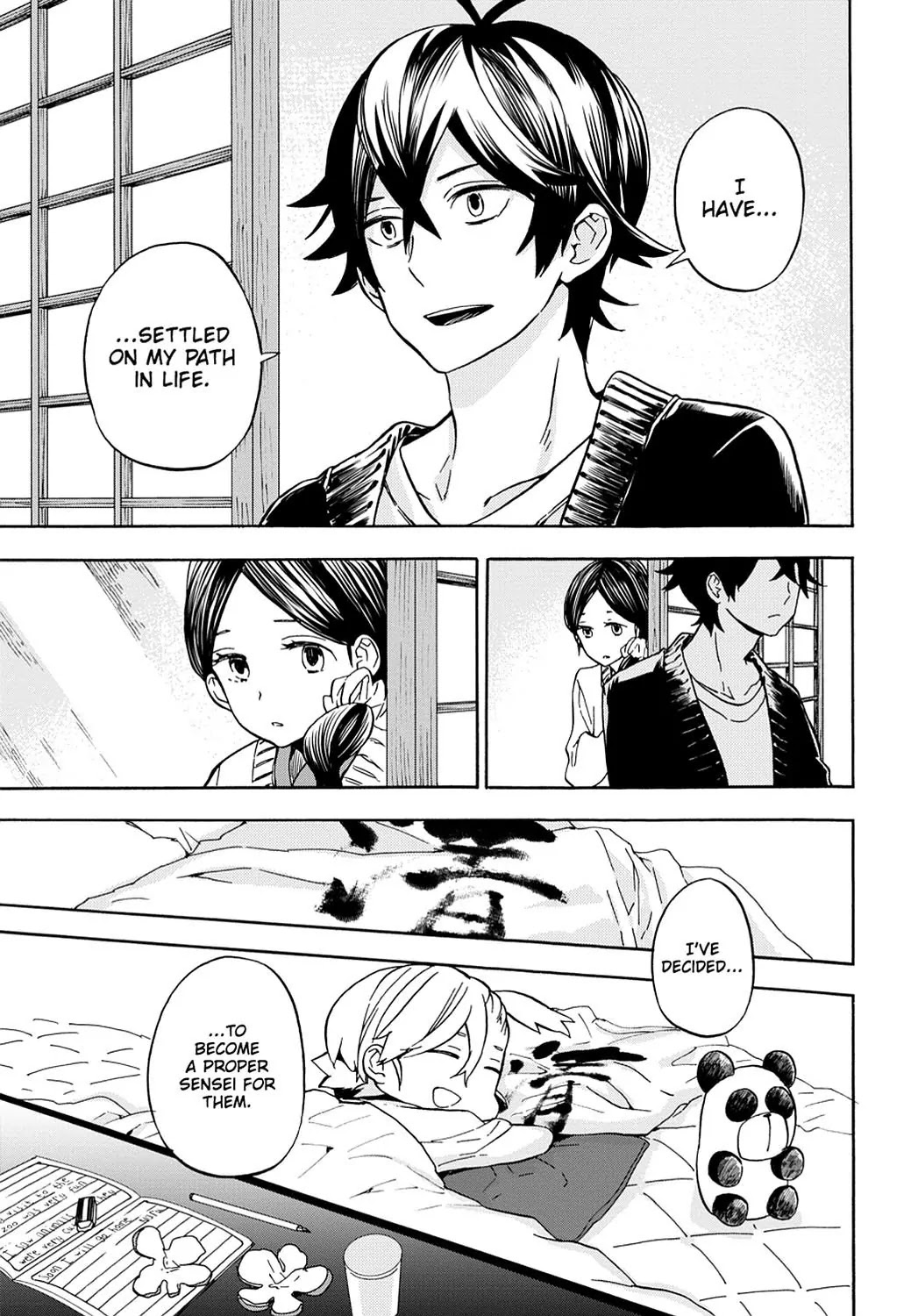 Barakamon Chapter 99 page 37 - Chapter 99: Modo?/Going Home?