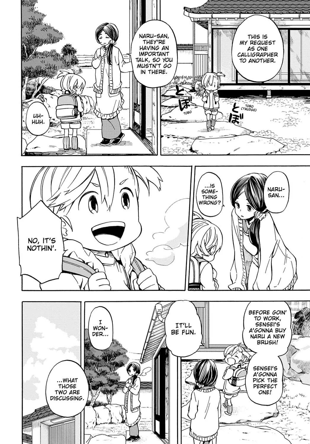 Barakamon Chapter 99 page 6 - Chapter 99: Modo?/Going Home?