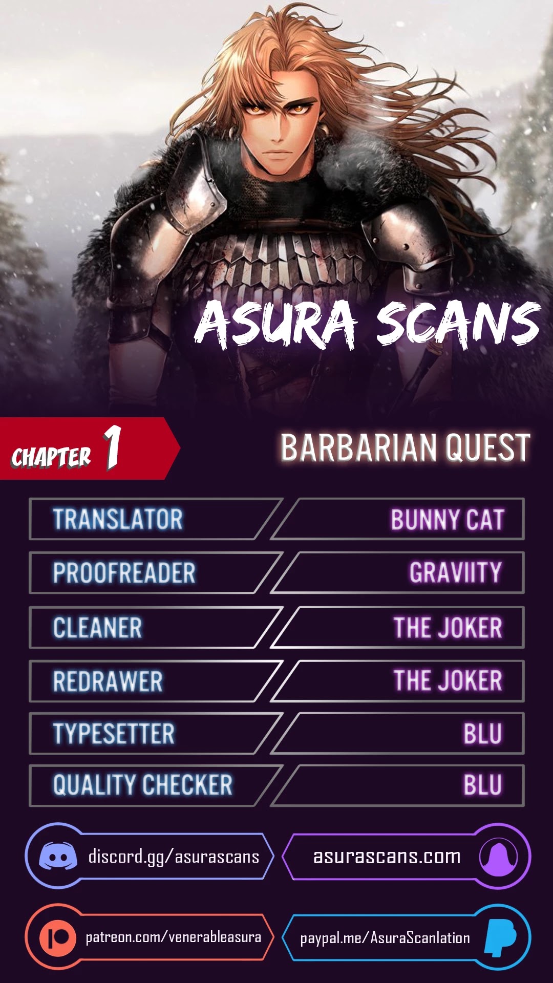 Barbarian Quest Chapter 1 page 1 - Chapter 1