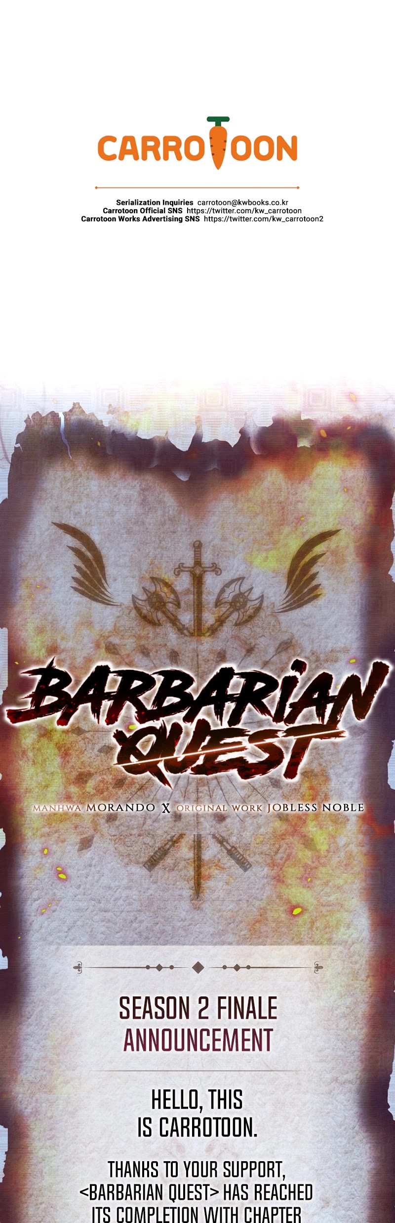 Barbarian Quest Chapter 100 page 65 - Chapter 100: Season 2 End
