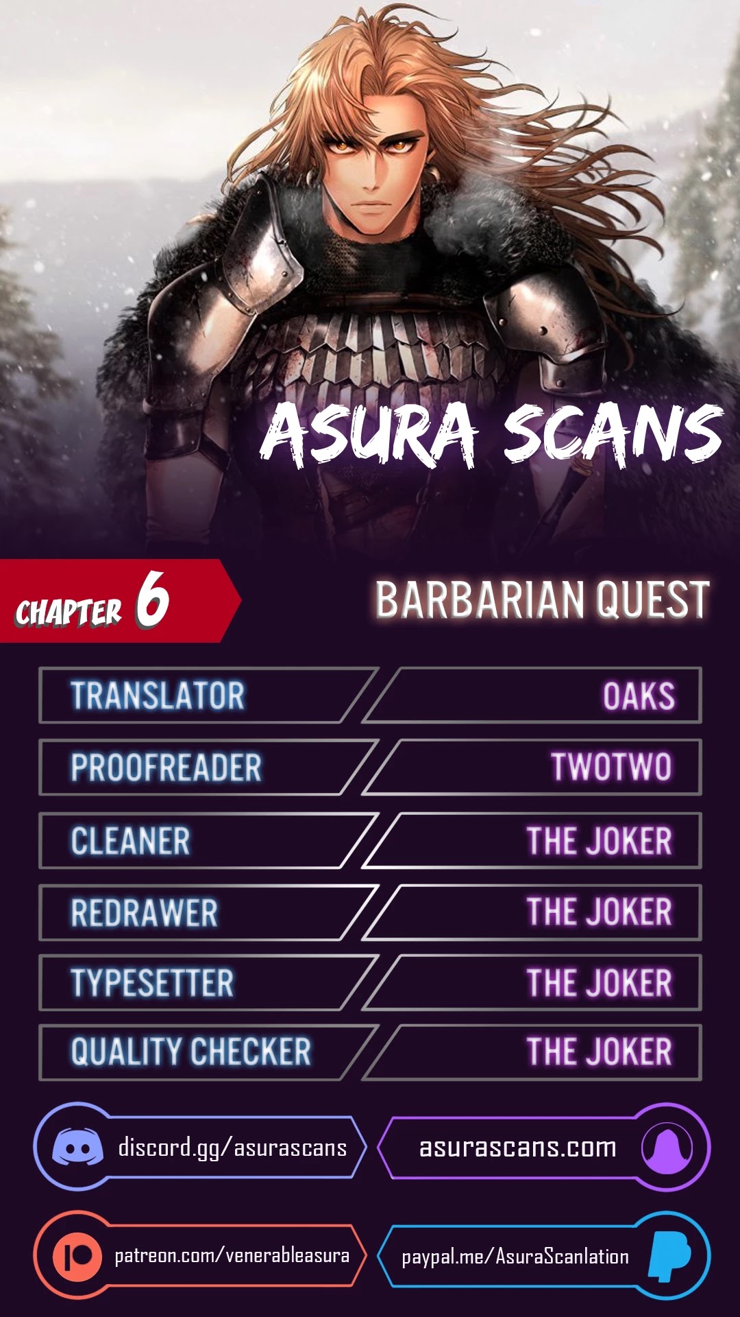 Barbarian Quest Chapter 6 page 1 - Chapter 6