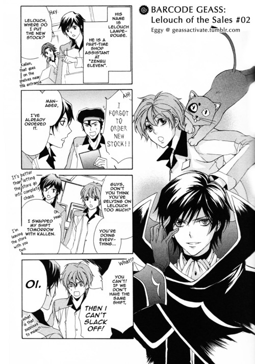 Barcode Geass: Hanbai no Lelouch Chapter 2 page 1 - Chapter 2