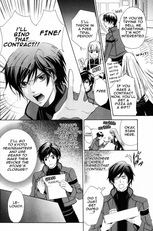 Barcode Geass: Hanbai no Lelouch Chapter 2 page 8 - Chapter 2