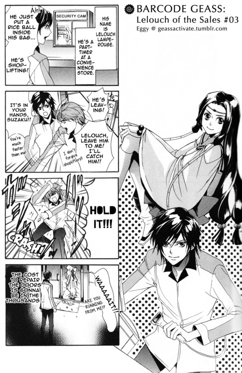 Barcode Geass: Hanbai no Lelouch Chapter 3 page 1 - Chapter 3
