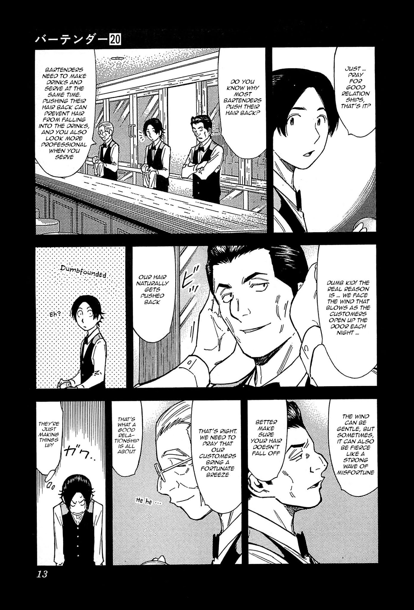 Bartender Chapter 151 page 13 - Chapter 151: Tokyo Station, 6 O’ Clock Train, Hope – Gaman Girl