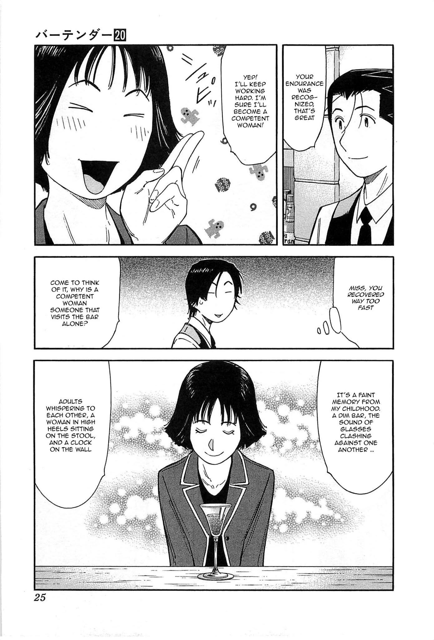Bartender Chapter 151 page 25 - Chapter 151: Tokyo Station, 6 O’ Clock Train, Hope – Gaman Girl