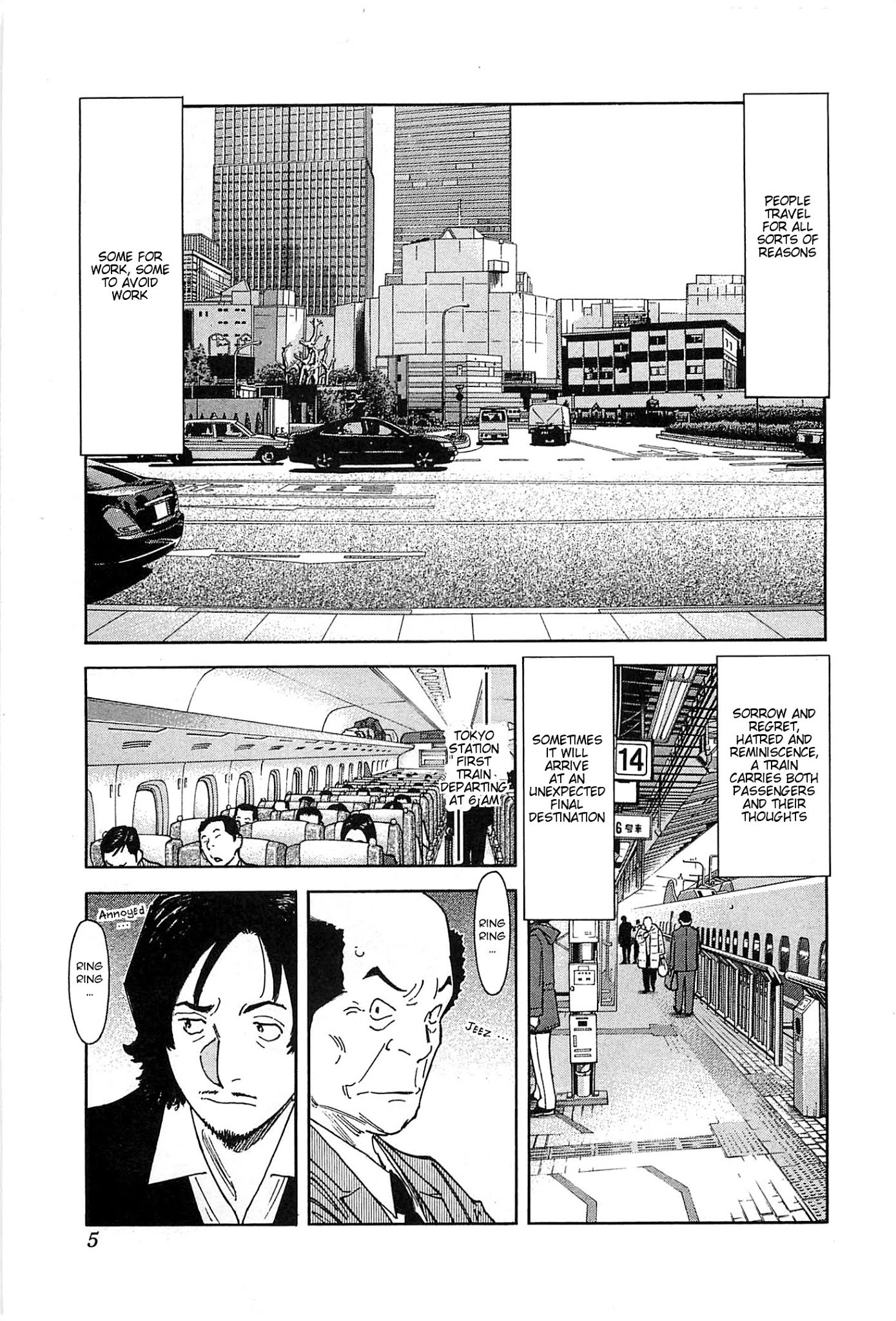 Bartender Chapter 151 page 5 - Chapter 151: Tokyo Station, 6 O’ Clock Train, Hope – Gaman Girl