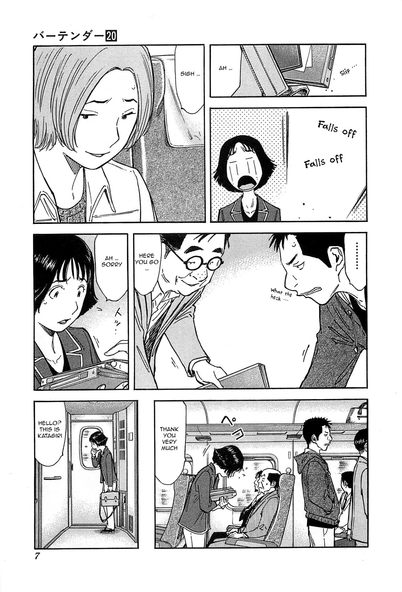 Bartender Chapter 151 page 7 - Chapter 151: Tokyo Station, 6 O’ Clock Train, Hope – Gaman Girl