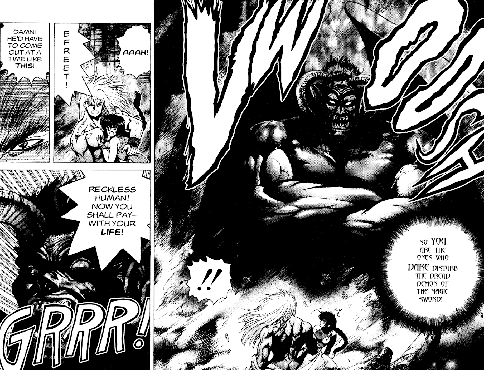Bastard!! Chapter 10 page 19 - Chapter 10: The Host of Shadows 10 - Responsibility