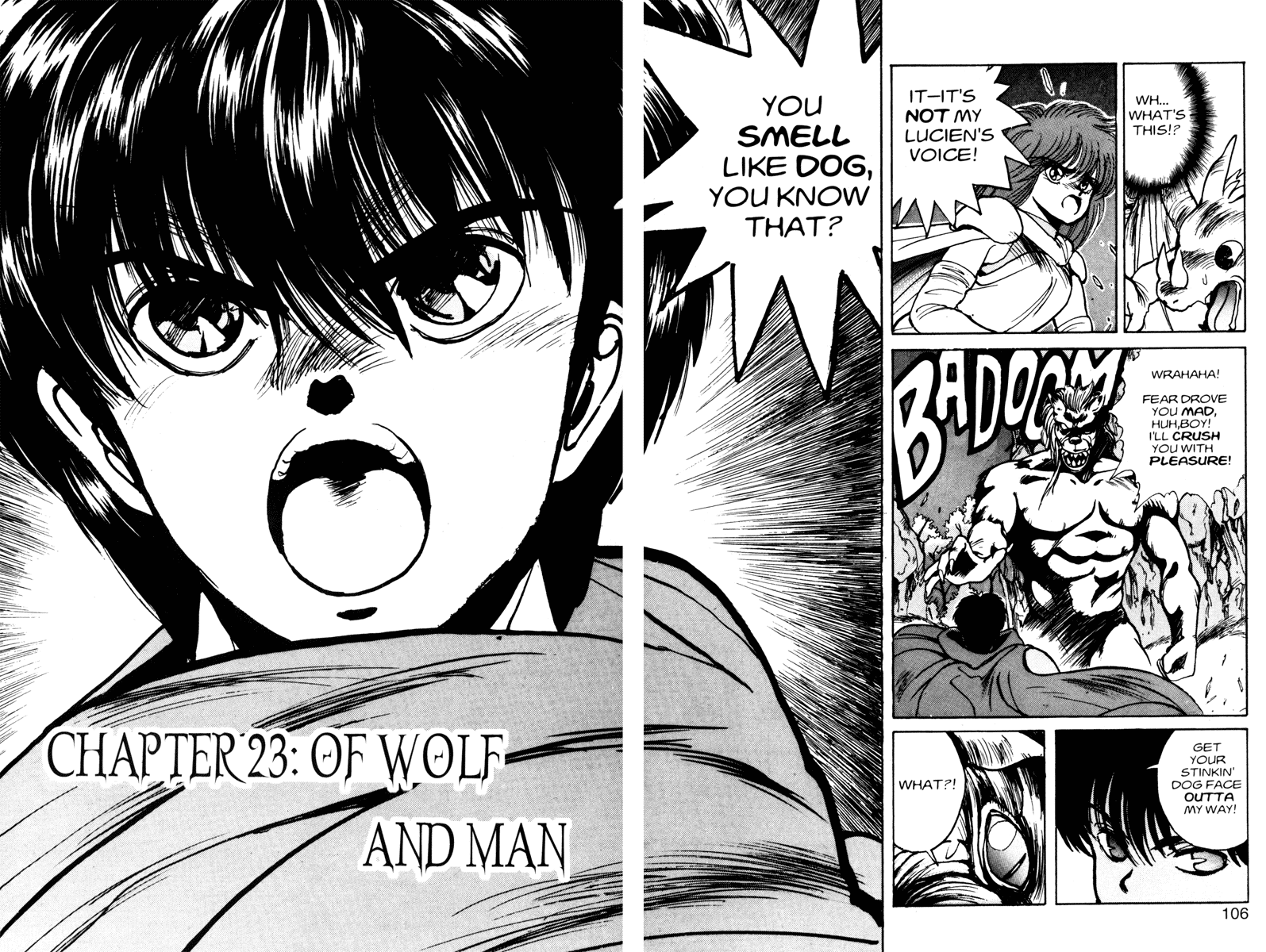 Bastard!! Chapter 23 page 1 - Chapter 23: The Host of Shadows 23 - The Werewolf