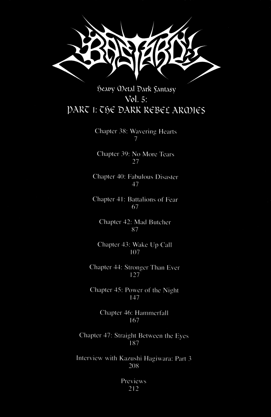 Bastard!! Chapter 38 page 1 - Chapter 38: The Host of Shadows 38 - Panic