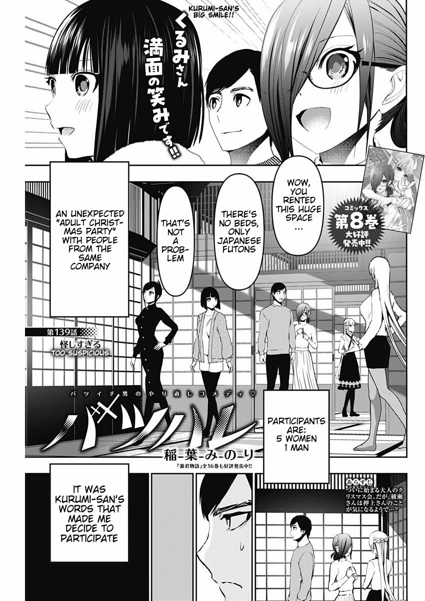Batsu-Hare Chapter 139 page 1 - Chapter 139: Too Suspicious