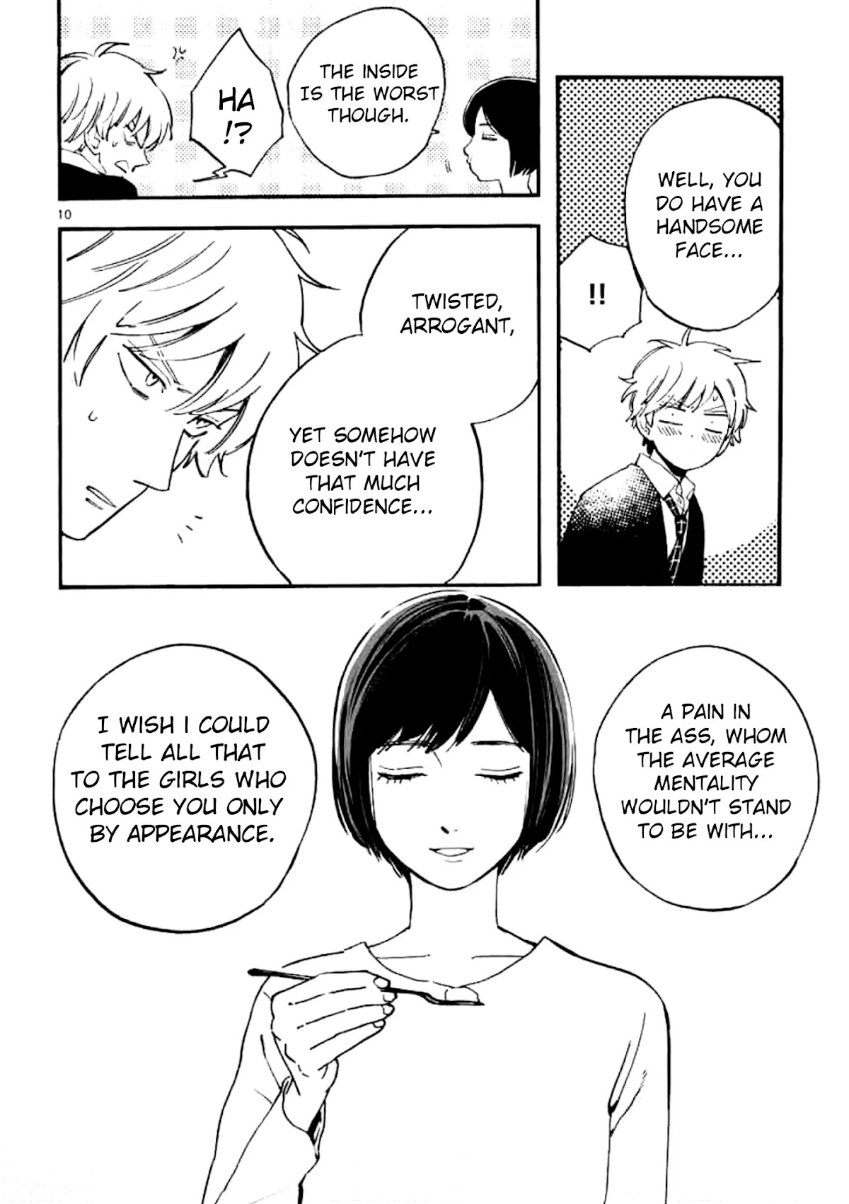 Batsu Ichi Arasa Joshi to Danshi Kokosei Chapter 1 page 12 - Chapter 1: Cake