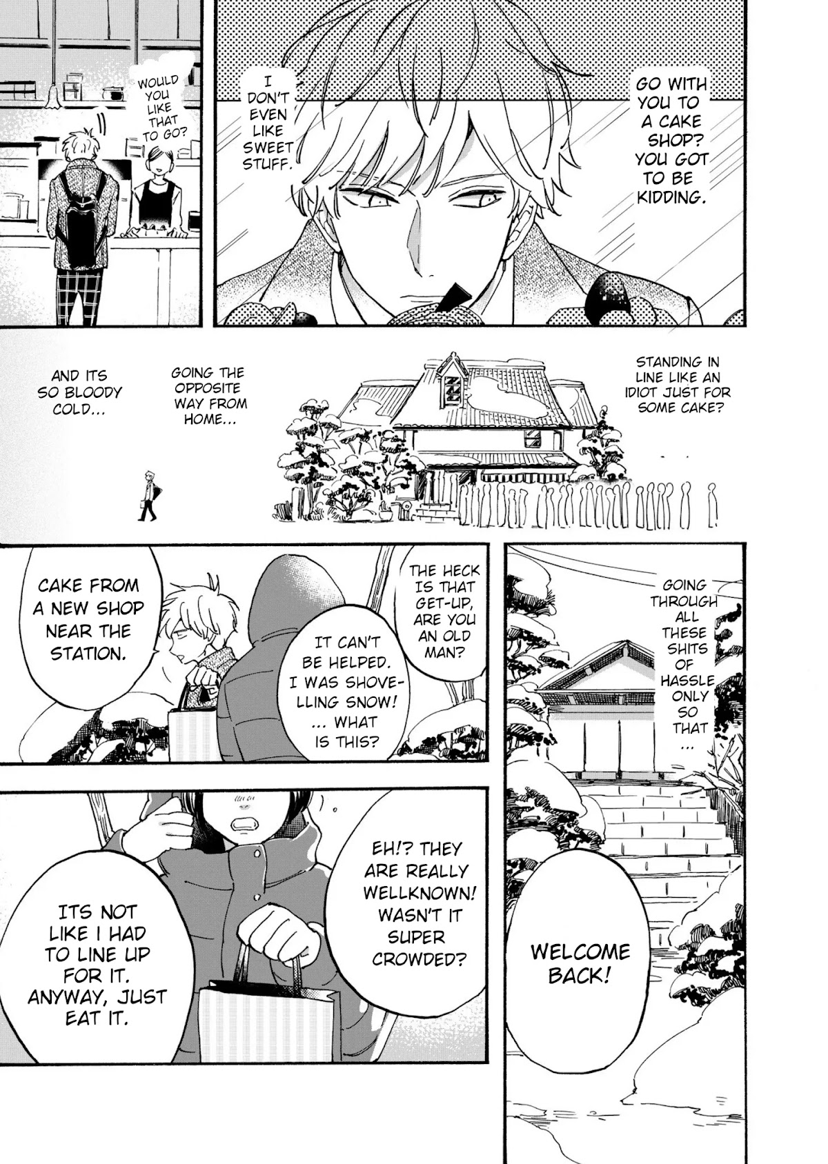 Batsu Ichi Arasa Joshi to Danshi Kokosei Chapter 1 page 5 - Chapter 1: Cake